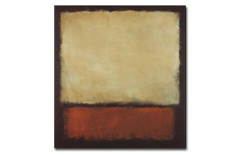 Mark Rothko Dark Brown Gray and Orange